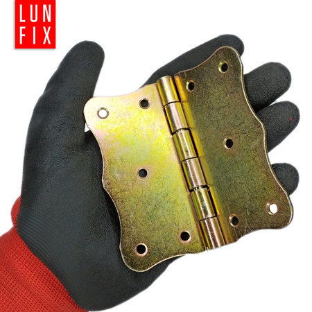 Zawias budowlany 100x100x2,0 mm ozdobny ocynkowany ZBB2 1szt.