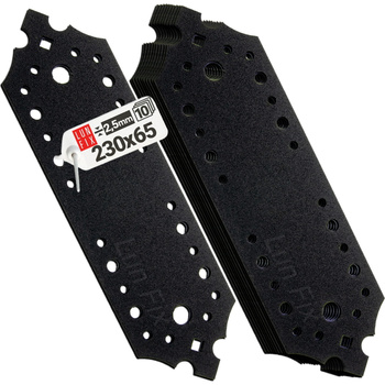 Płytka perforowana ozdobna 230x65x2,5 łącznik płaski SDLP6 10szt.