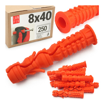 Koszulka kołka rozporowego 8x40mm 250szt.