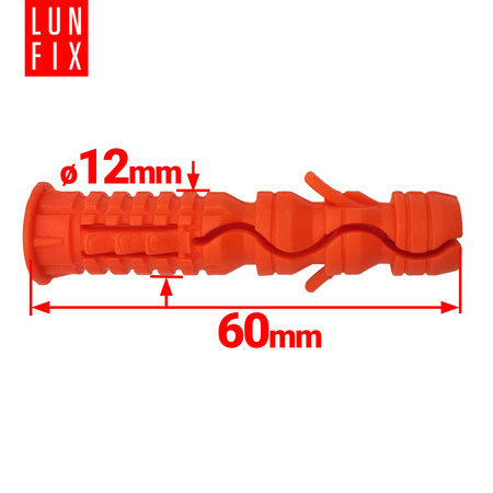 Koszulka kołka rozporowego 12x60mm 100szt.