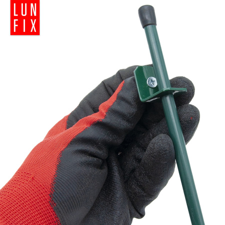 Mocowanie pręta naciągowego z wkrętem 5,5x19 zielony