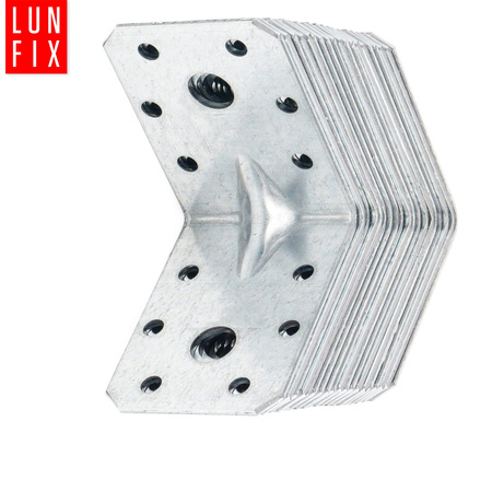 Kątownik ciesielski 60x60x45 mm montażowy 2mm 1szt.