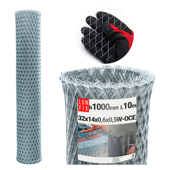 Siatka podtynkowa metalowa h1m 10mb.