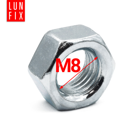 Nakrętka sześciokątna M8 DIN 934 klasa 8 ocynkowana 1kg