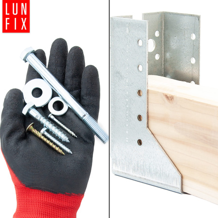 Wieszak belki 80x120x2 mm dzielony łącznik