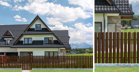 Przęsło ogrodzeniowe 250cm h-150cm SPAZIO ANTRACYT