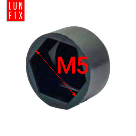 Zaślepka na śruby M5/8 maskownica kołpak czarna 500szt