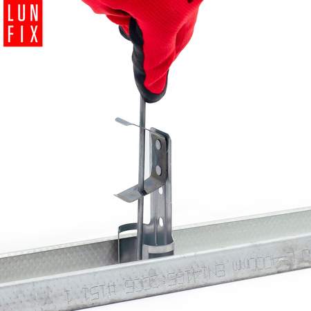 Wieszak obrotowy ze sprężyną profil CD60 płyta G-K 100sz