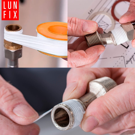 Taśma uszczelniające do gwintów 12mm 10m 1szt.