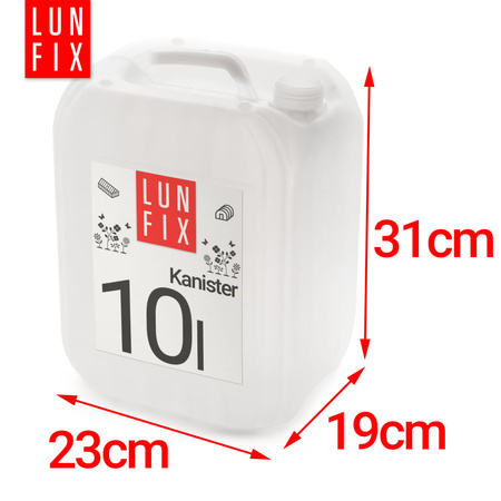 Kanister 10l zbiornik na wodę pojemnik baniak HDPE