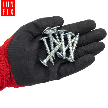 Zestaw podstawa słupa przykręcana 9x9 z wkrętami