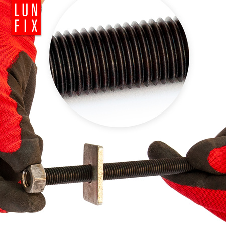 Pręt gwintowany szpilka M10 czarny 1000 mm klasa 10.9 1szt.