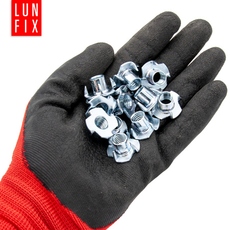 Nakrętka kłowa M6x9mm pazurkowa ocynkowana 50szt.