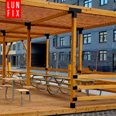 Łącznik belki kwadratowy L 100x100mm wspornik do kantówek 2 końce