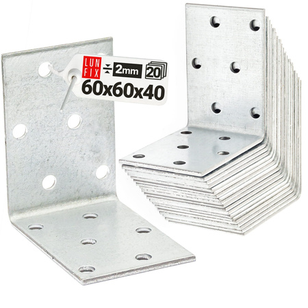 Kątownik montażowy 60x60x40x2 KM7 20szt.