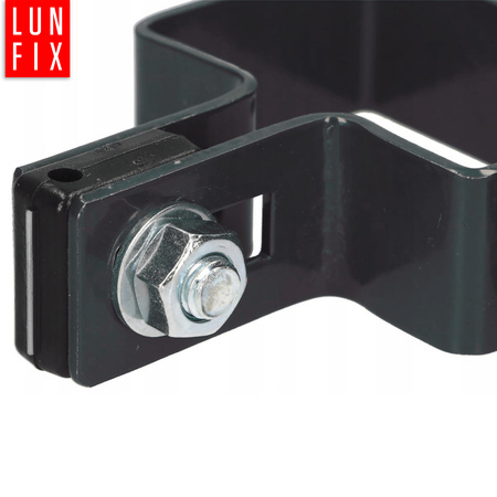 Obejma narożna 40x60 mm grafit komplet