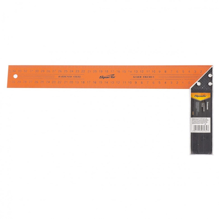 Kątownik stolarski 350 mm budowlany metalowy z podziałką