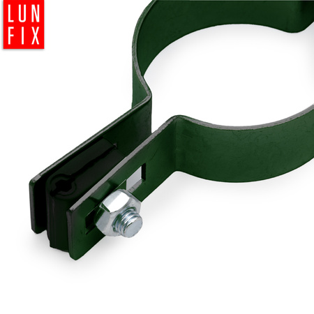 Obejma pośrednia fi42mm do paneli ZIELONA zestaw