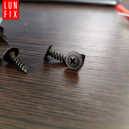 Wkręty do metalu czarne 4,2x19 fosfatowane z łbem podkładkowym 1000szt.