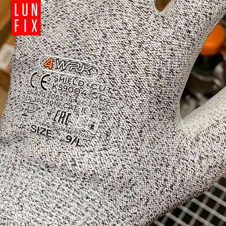 Rękawice robocze antyprzecięciowe bardzo mocne 10 XL 1szt.