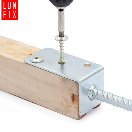 Zestaw podstawa typu L z wkrętami