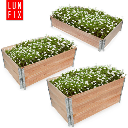 Grządka podwyższona 120x80x20cm warzywniak skrzynia