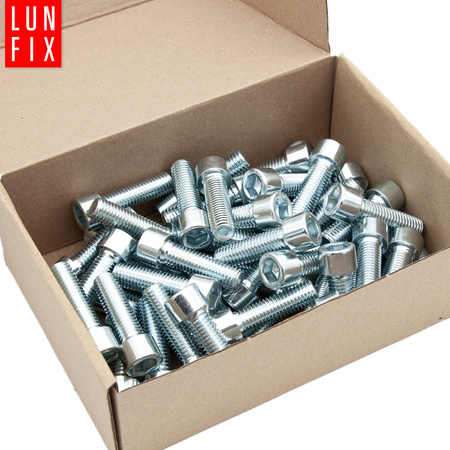 Śruby imbusowe M4x40 ocynkowane DIN912 klasa 8.8 50szt