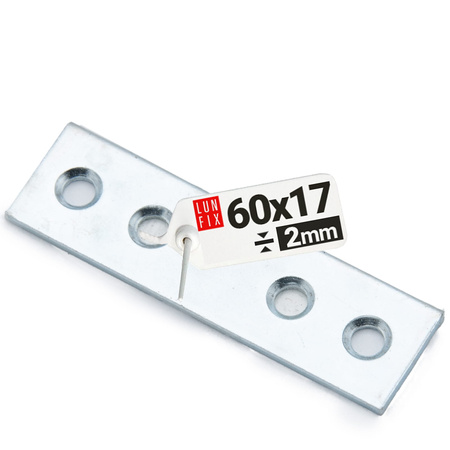 Łącznik płaski 60x17x2mm LW2 1szt.