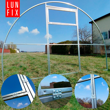 Szklarnia z poliwęglanu 3x4m profil 20x20mm grubość 6mm