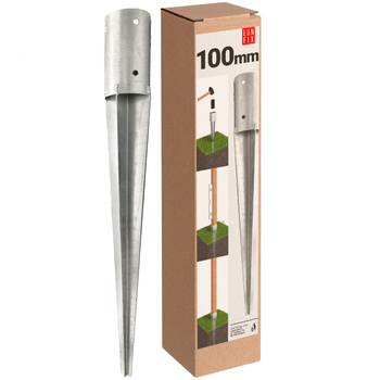 Podstawa słupa wbijana okrągła 100mm 1szt.