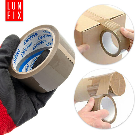 Taśma pakowa brązowa akryl Smart 48mm/66m