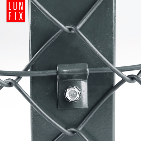 Przelotka blaszkowa uchwyt drutu paneli 5,5x19 graf 10szt.