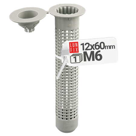 Tuleja siatkowa 12x60mm M6 do kotw chemicznych