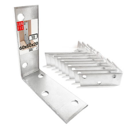 Kątownik wąski 60x60x20x2,0 KW5 10szt.