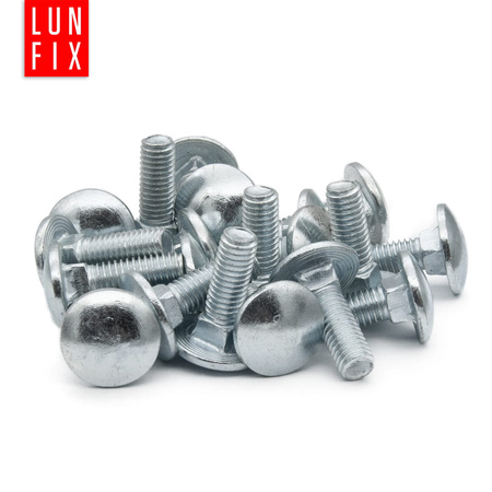 Śruby zamkowe M5x15mm ocynkowane łeb grzybkowy 1kg