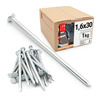 Gwoździe budowlane 1,6x30 mm ocynkowane 1kg