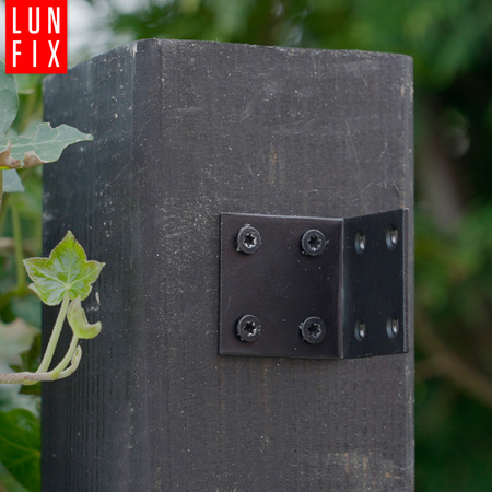 Kątownik montażowy czarny 40x40x20x2 10szt.