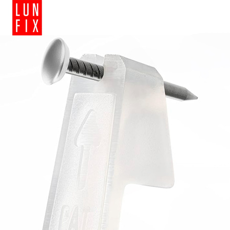 Gwoździe ozdobne do obrazków 2x40 mm srebrna szeroka główka 100szt.