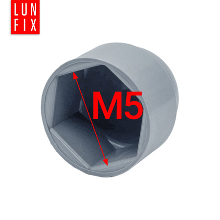 Zaślepka na śruby M5/8 maskownica kołpak szara 500szt