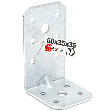 Kątownik z przetłoczeniem KPL11 lekki 60x35x35x2,0 1szt.