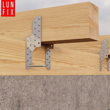 Łącznik krokwiowy LK8 ciesielski 290x40 mm PRAWY 1szt.