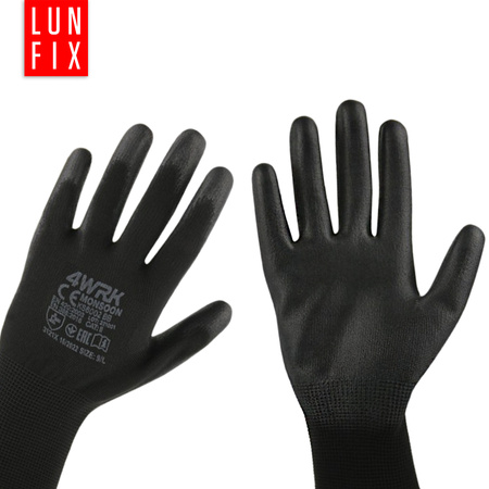 Rękawice robocze ogrodnicze 8 M 12szt.