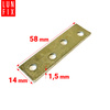 Łącznik płaski 58x14x1,5mm 10szt.
