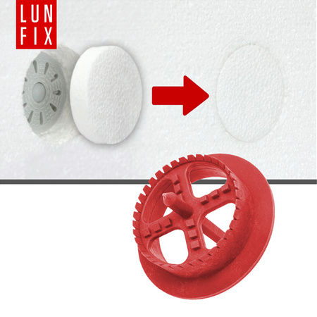 Zaślepka styropianowa biała 67 mm 100szt.