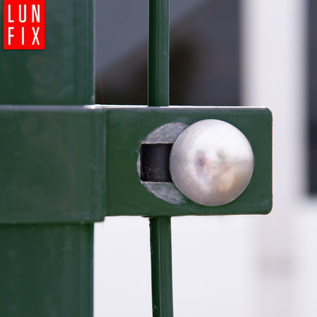 Obejma pośrednia do paneli ogrodzeniowych 100x100 zielona