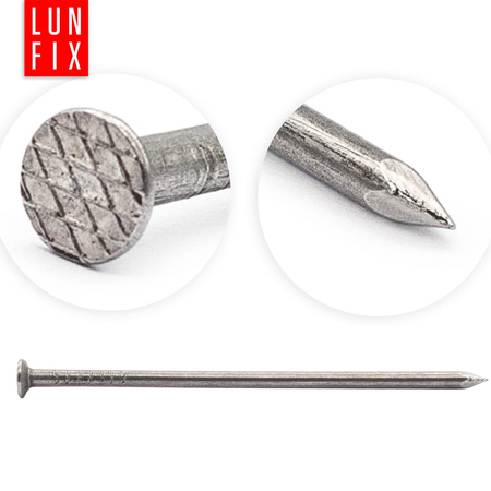 Gwoździe budowlane 1,2x20 mm czarne 1kg