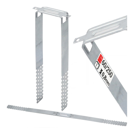 Wieszak płaski ES 60/250 profil CD60 płyta GK 1szt.