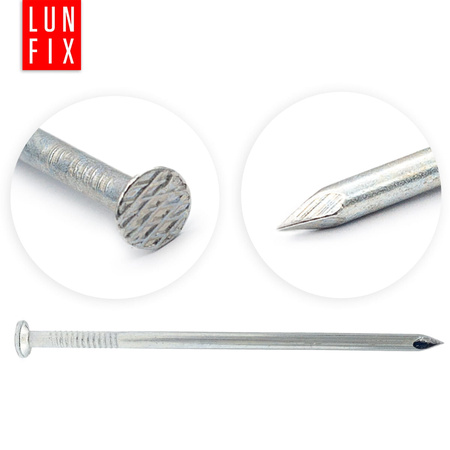 Gwoździe budowlane 2,5x50 mm 2 cale ocynkowane 1kg