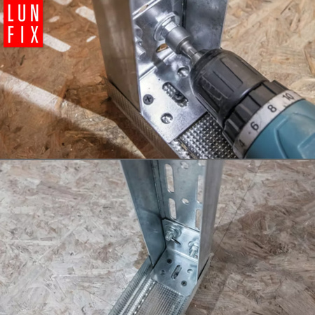 Kątownik do profili UA75 regulowany 1szt.