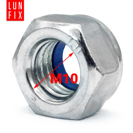 Nakrętka samokontrująca M10 DIN985 ocynkowana 5kg
